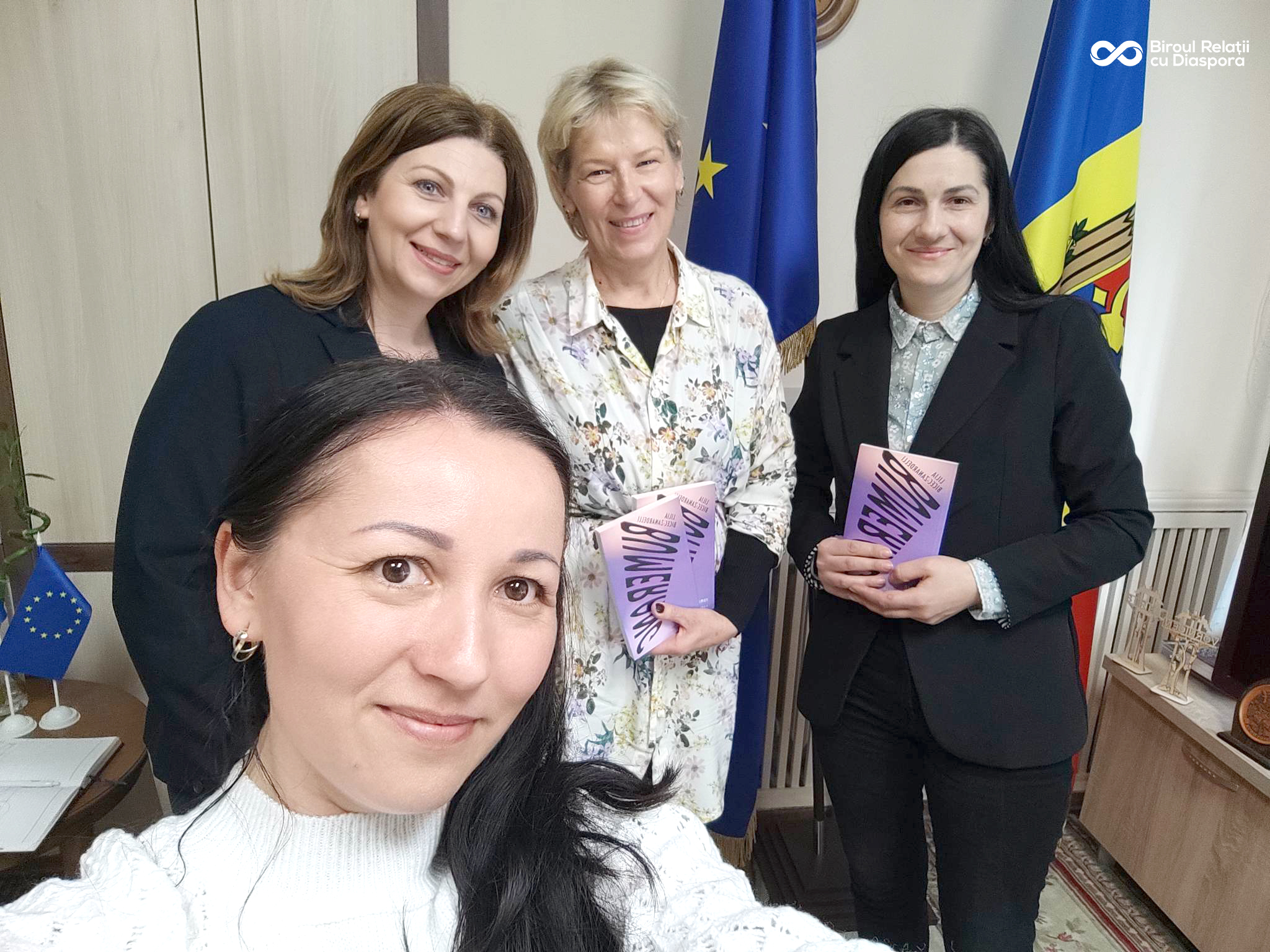 Președinta Asociației de promovare socială „Moldbrixia”, Lilia Bicec, în vizită la BRD