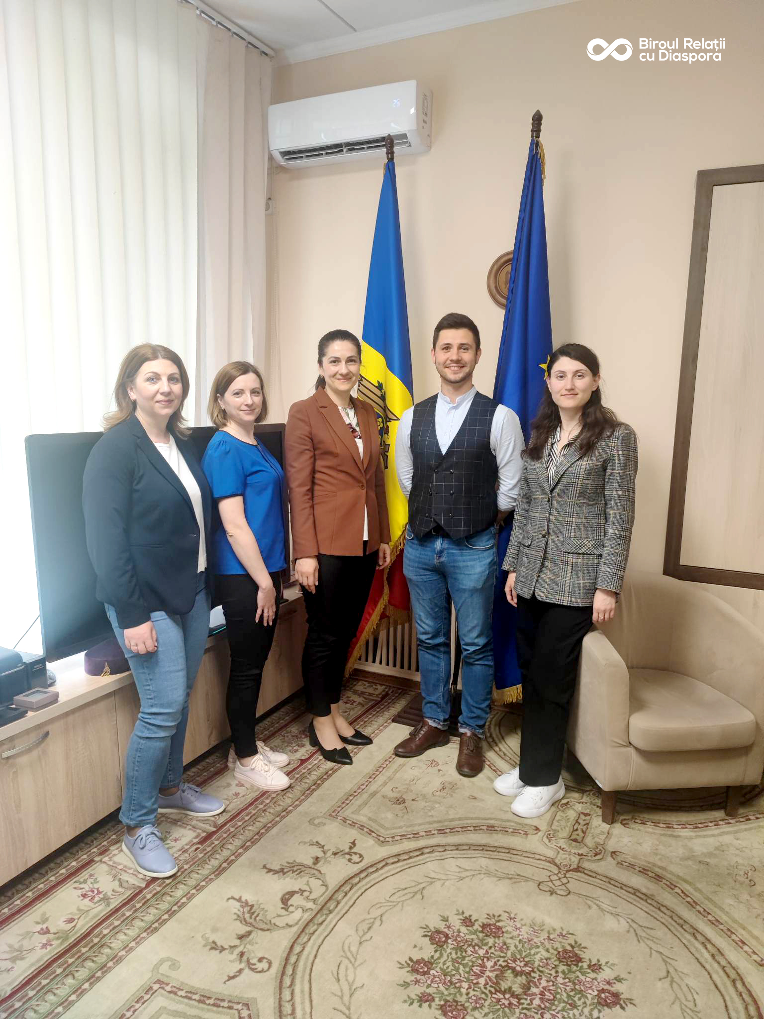 Unul din cei mai activi tineri din Europa, Doru Curoșu, în vizită la Biroul relații cu diaspora