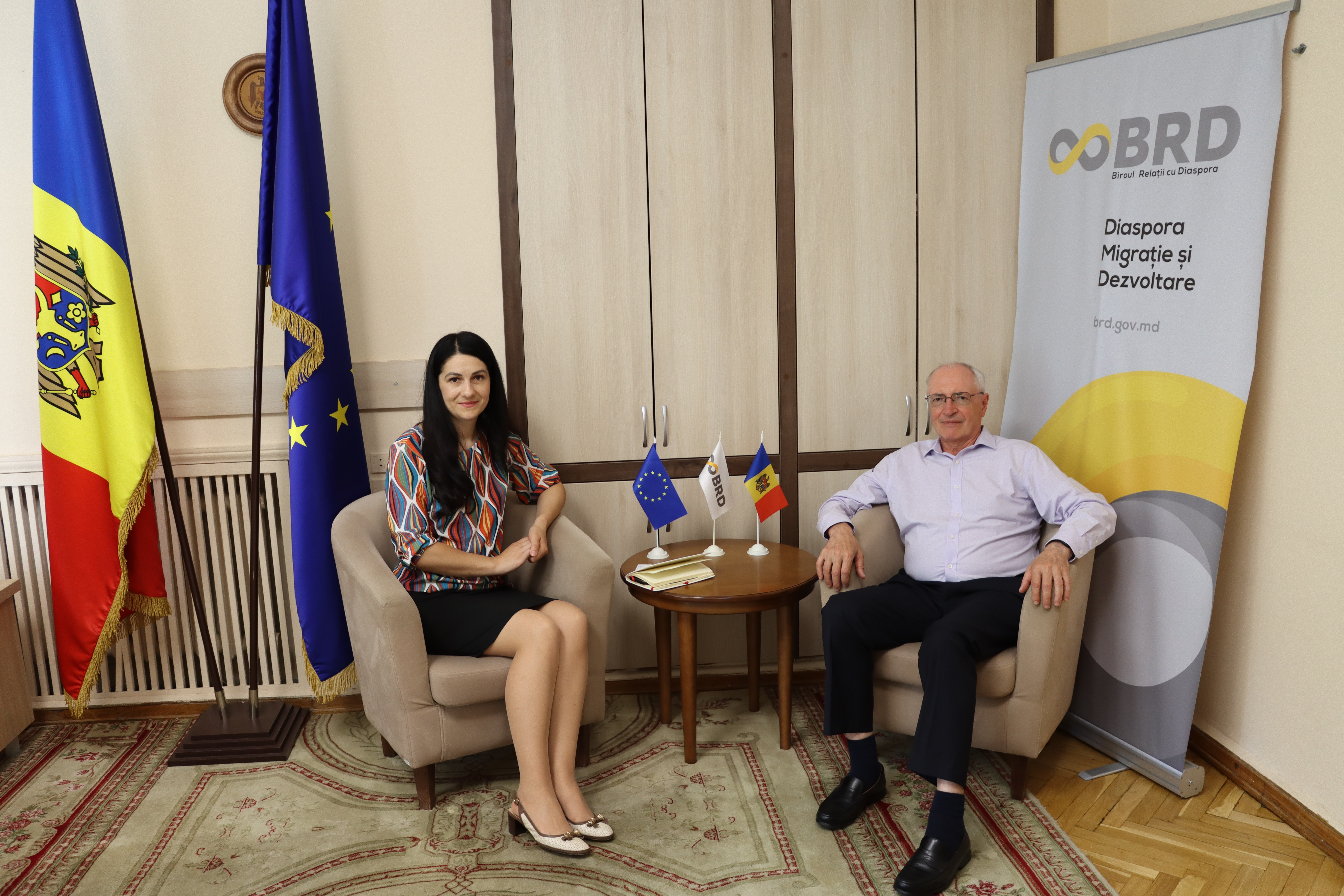 Intențiile de dezvoltare a unor proiecte între SUA și Moldova, discutate la Biroul relații cu diaspora cu reprezentantul diasporei, domnul Ceslav Ciobanu