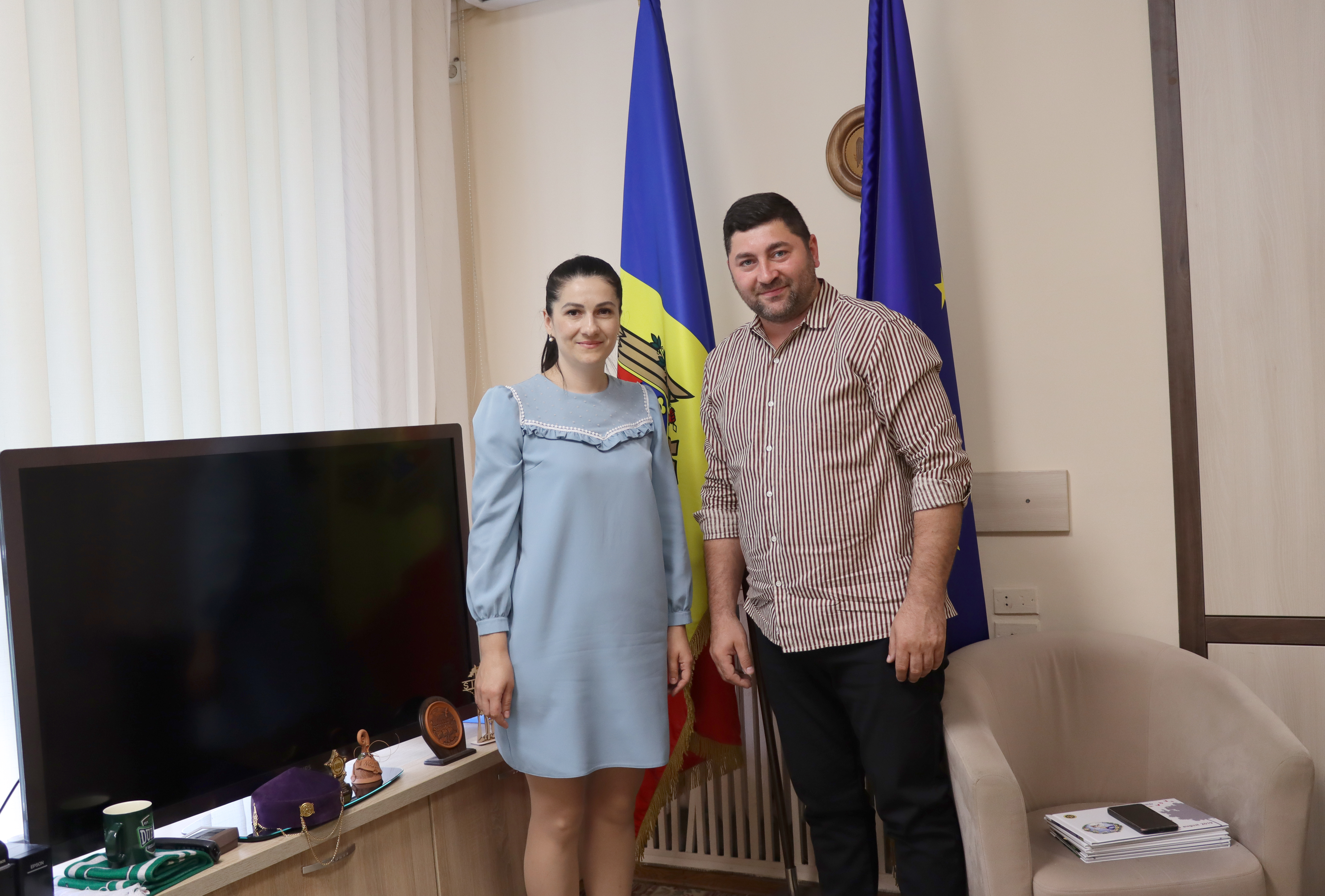 Revenit acasă din SUA, conaționalul nostru Alexandru Sîrbu a vizitat Biroul relații cu diaspora