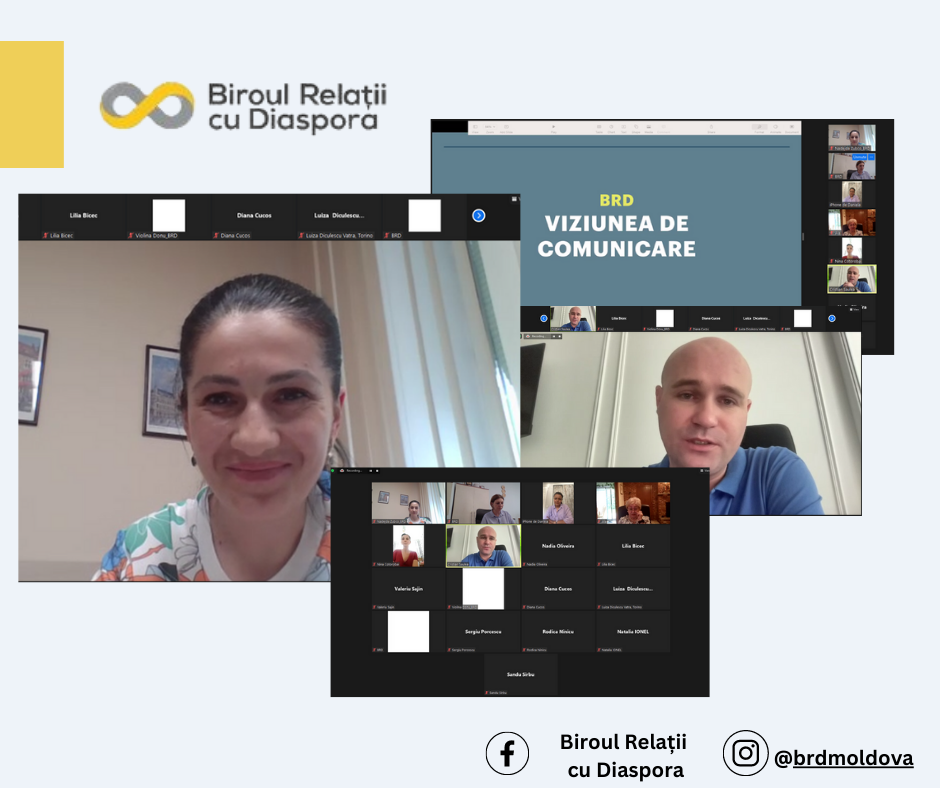 Prezentarea viziunii de comunicare a Biroului relații cu diaspora