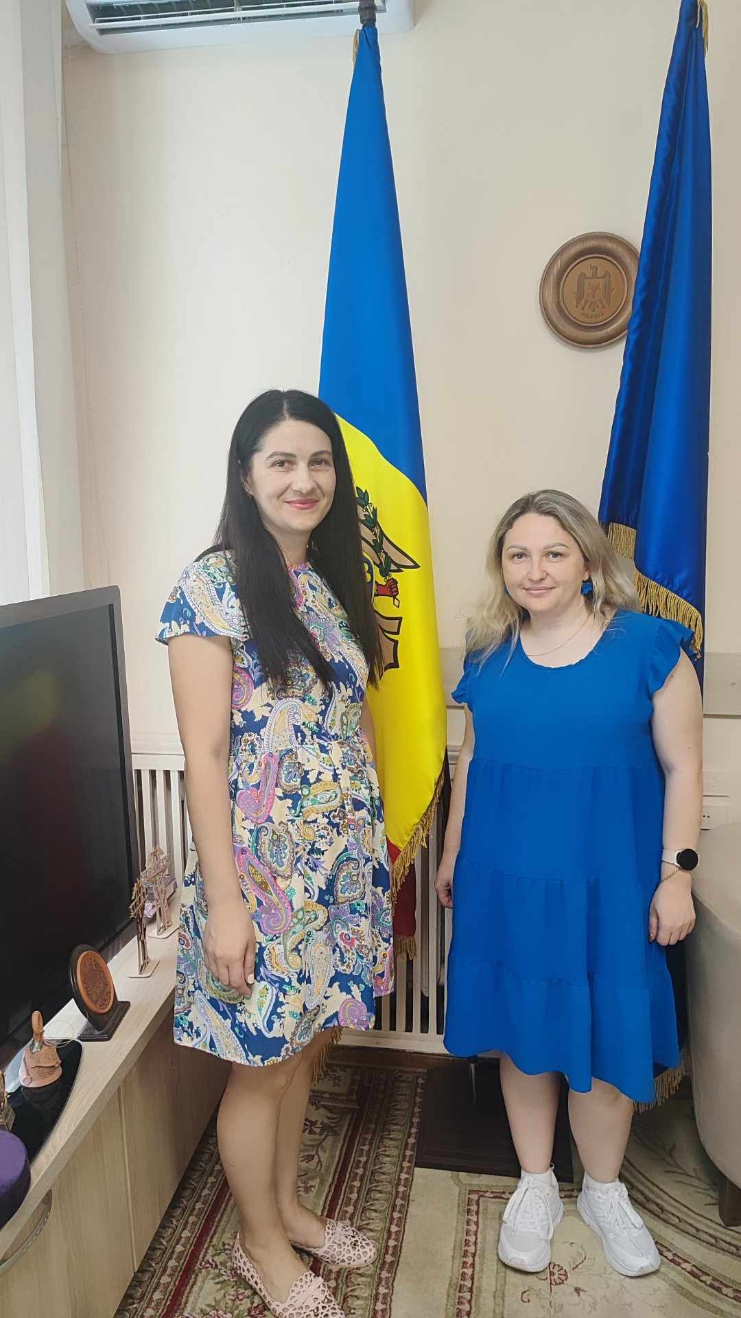 Beneficiara Programului „Diaspora Engagement Hub” Diana Cazacu din Norvegia a vizitat Biroul relații cu diaspora