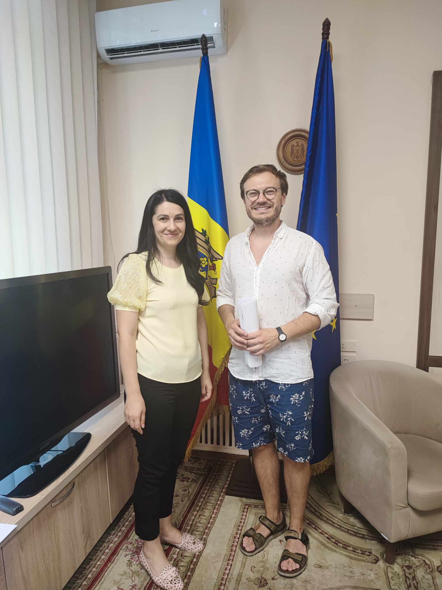 Pianistul Marcel Lazăr, stabilit în Austria a fost oaspetele Biroului relații cu diaspora