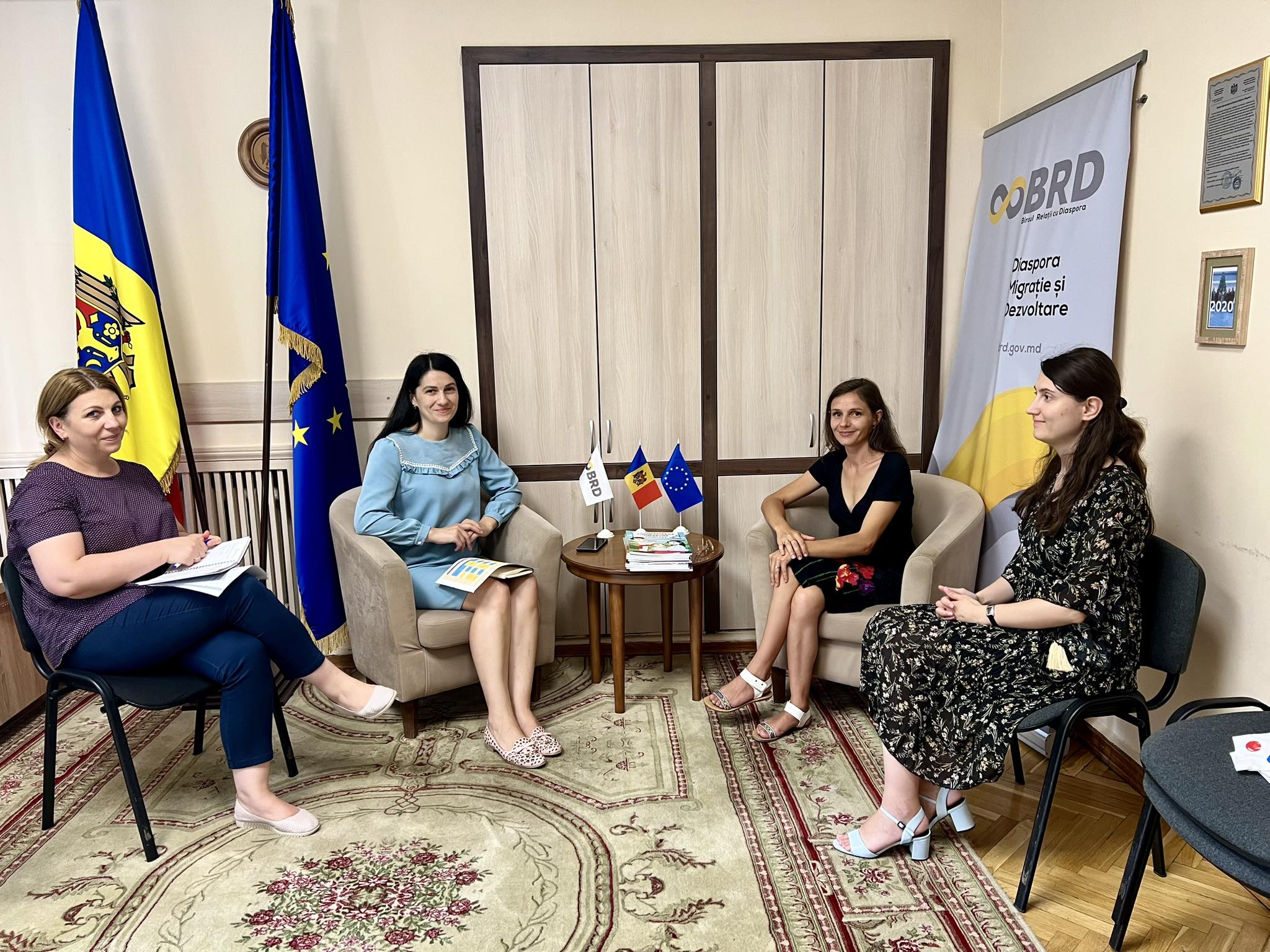 Jurnalista Rodica Ninicu, stabilită în Franța a vizitat Biroul relații cu diaspora