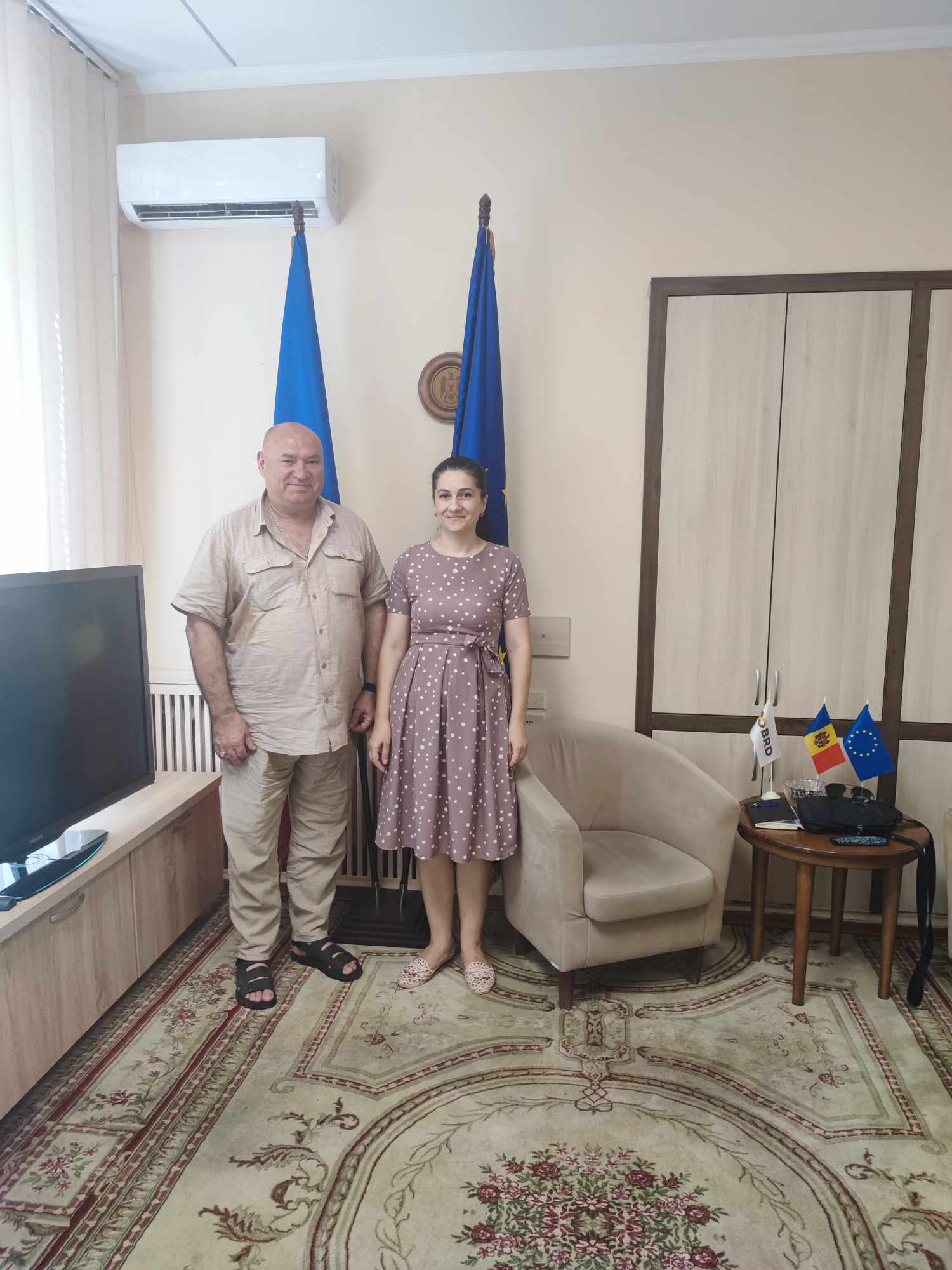 Președintele Societății Culturale „Dacia” din orașul Karaganda, Kazahstan a vizitat Biroul relații cu diaspora