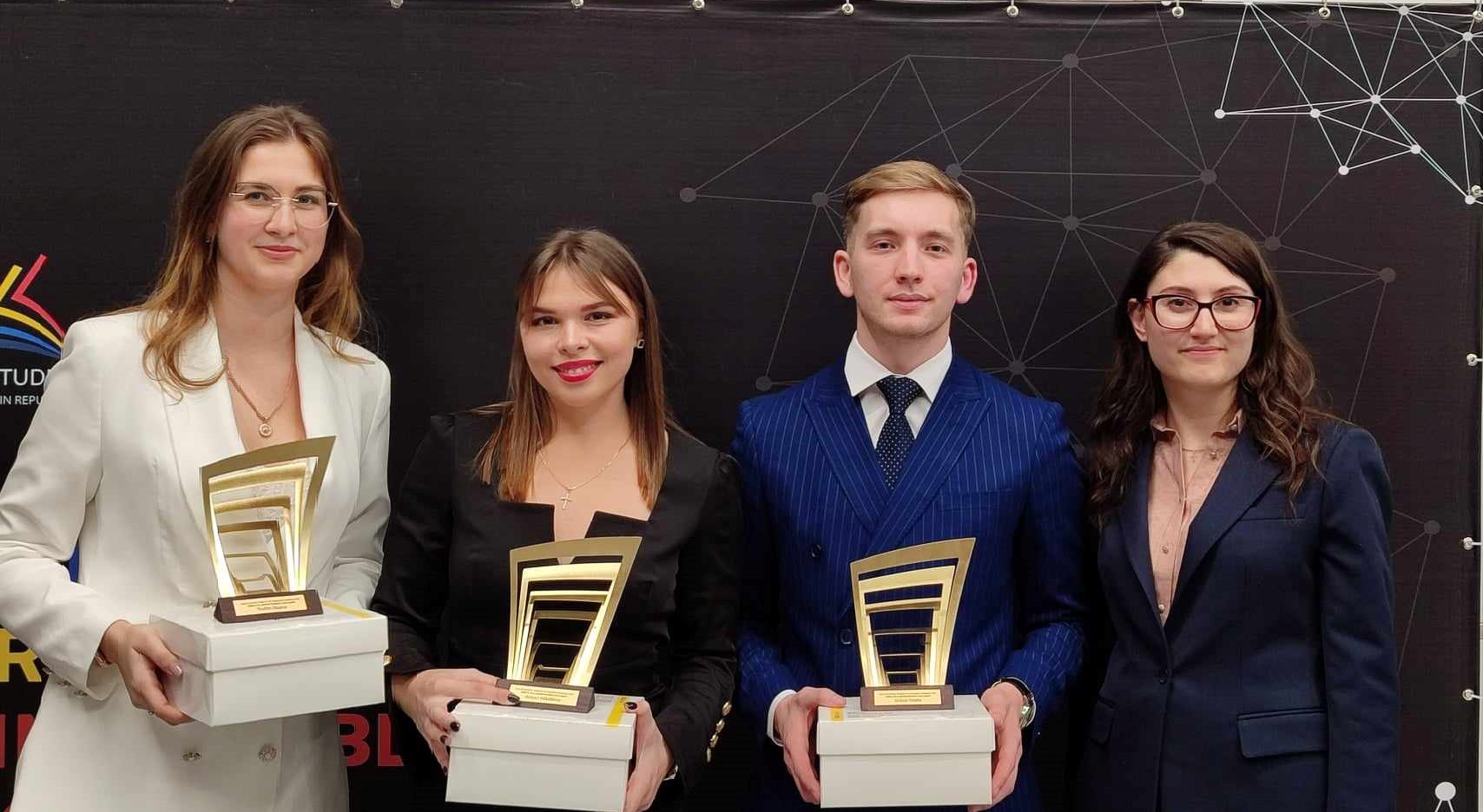 Excelența academică premiată în cadrul celei de-a XI-a ediție a Galei Studenților Originari din Republica Moldova
