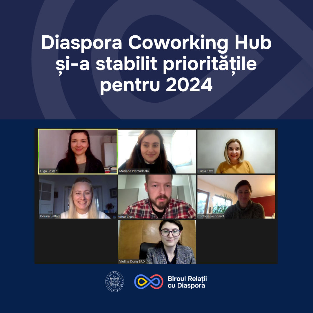 Diaspora Coworking Hub și-a stabilit prioritățile pentru anul 2024