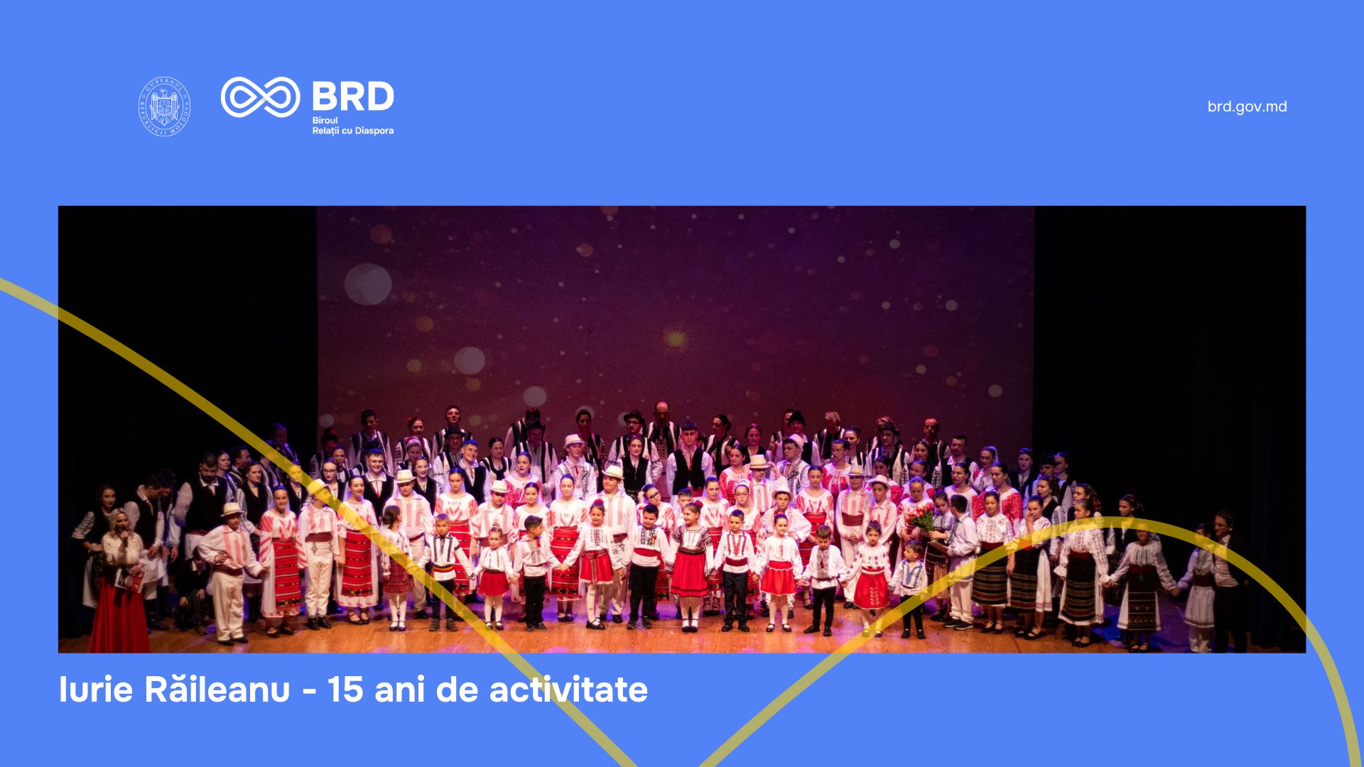 Coregraful și fondatorul școlii „Grupul Vatra”, Iurie Răileanu a sărbătorit 15 ani de activitate