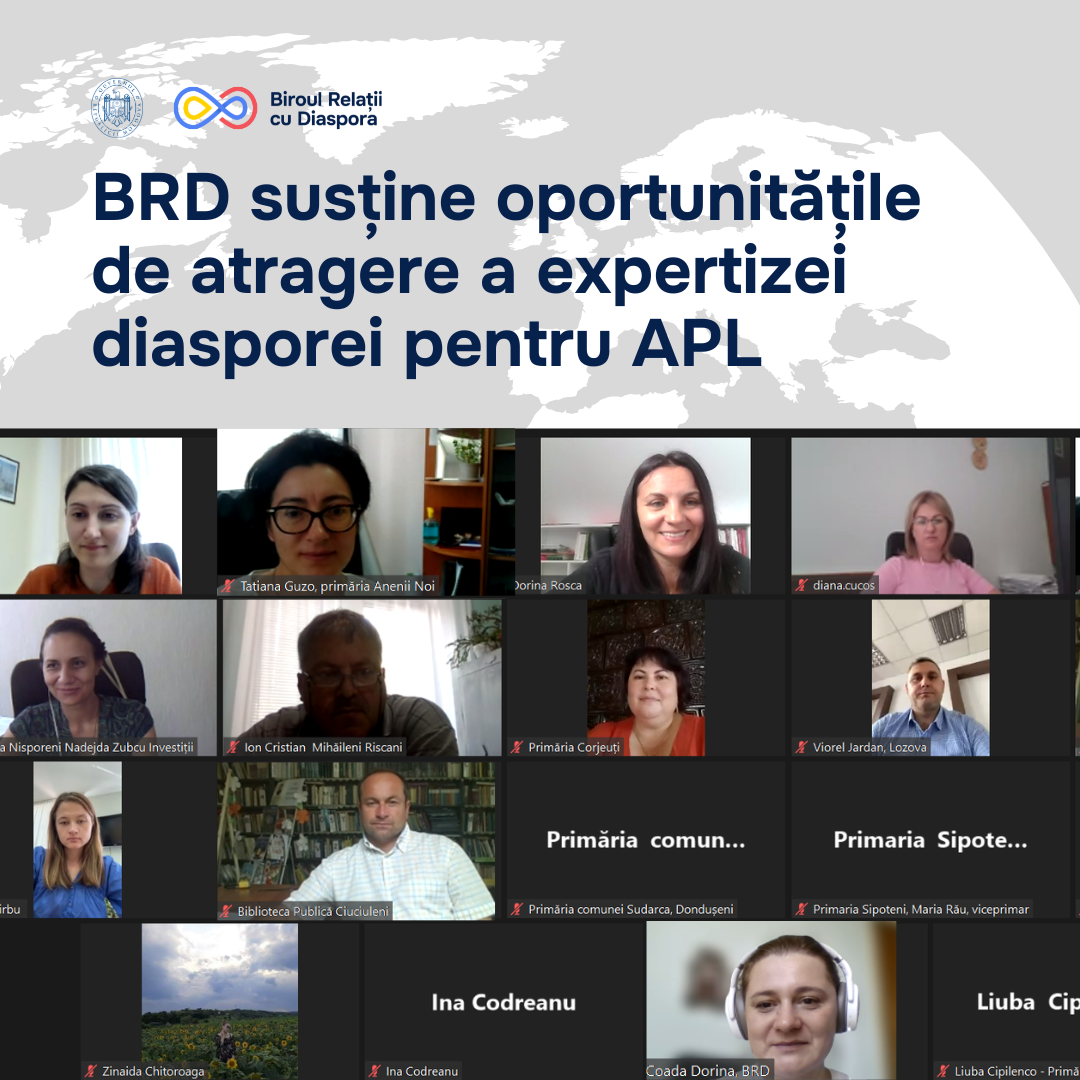 Autoritățile locale și diaspora, prin intermediul BRD, se unesc pentru a sprijini comunitățile