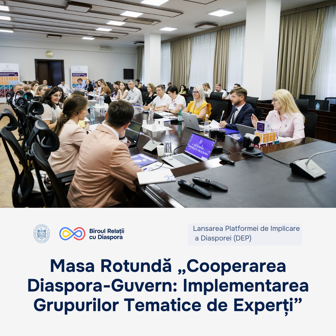 Biroul relații cu diaspora a lansat Platforma de Implicare a Diasporei